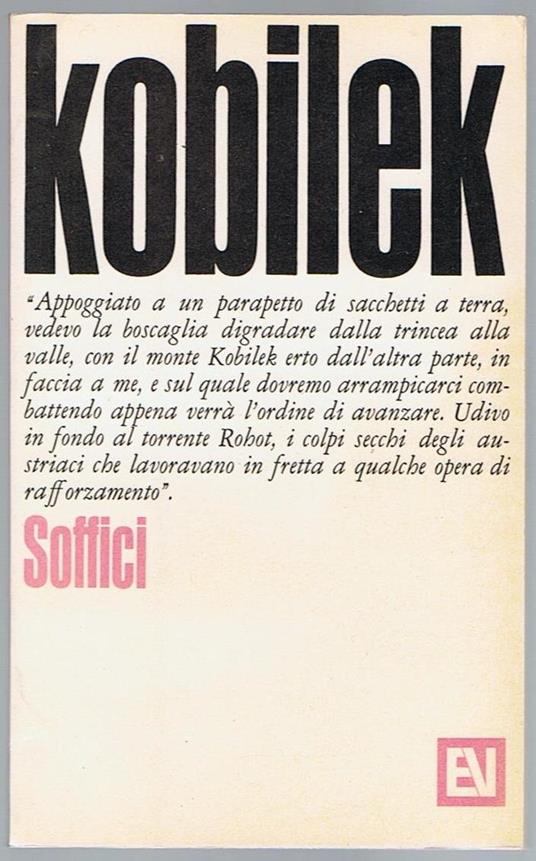 Kobilek - Ardengo Soffici - copertina