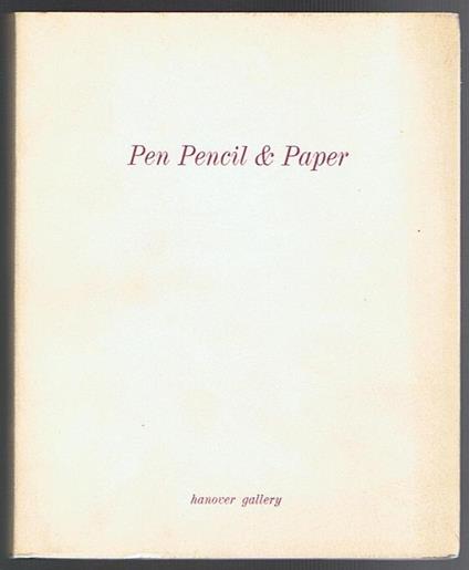 Pen Pencil & Paper - copertina