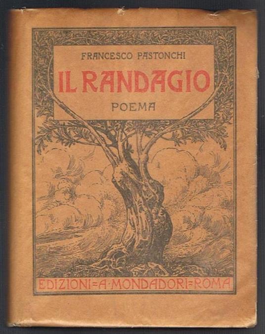 Il randagio. Poema - copertina
