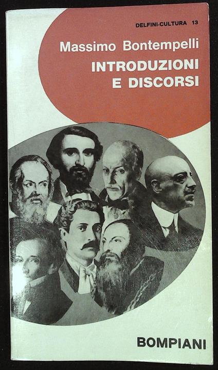Introduzioni e discorsi - Massimo Bontempelli - copertina