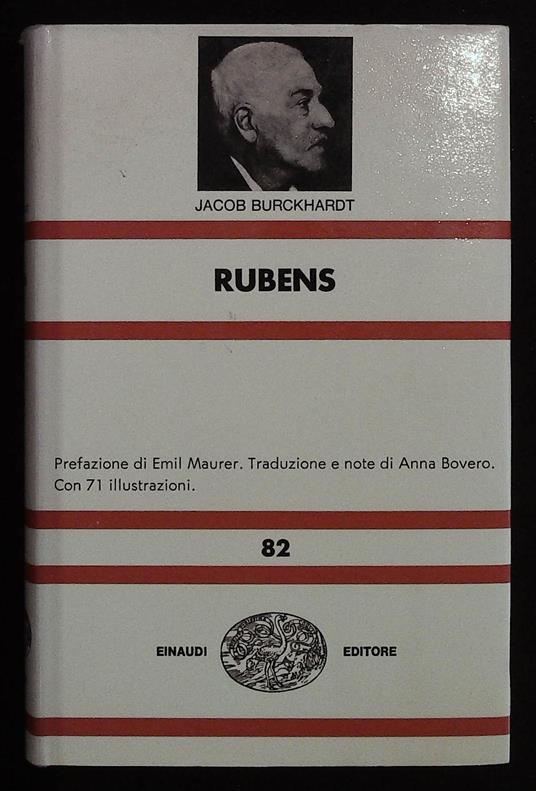 Rubens. Coll. NUE - Jacob Burckhardt - copertina