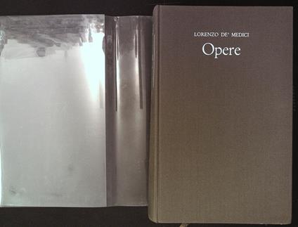 Opere. A cura di Luigi Cavalli - copertina