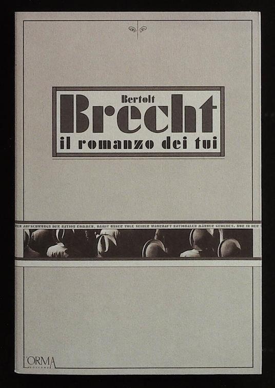 Il romanzo dei tui - Bertolt Brecht - copertina