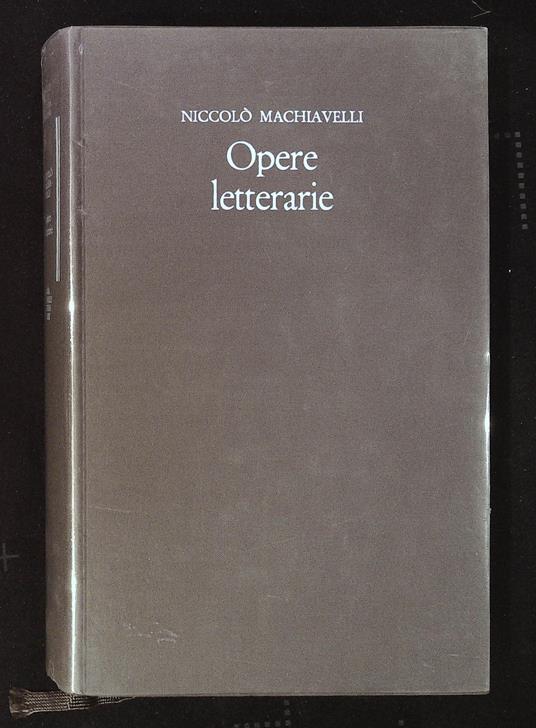 Opere letterarie - copertina