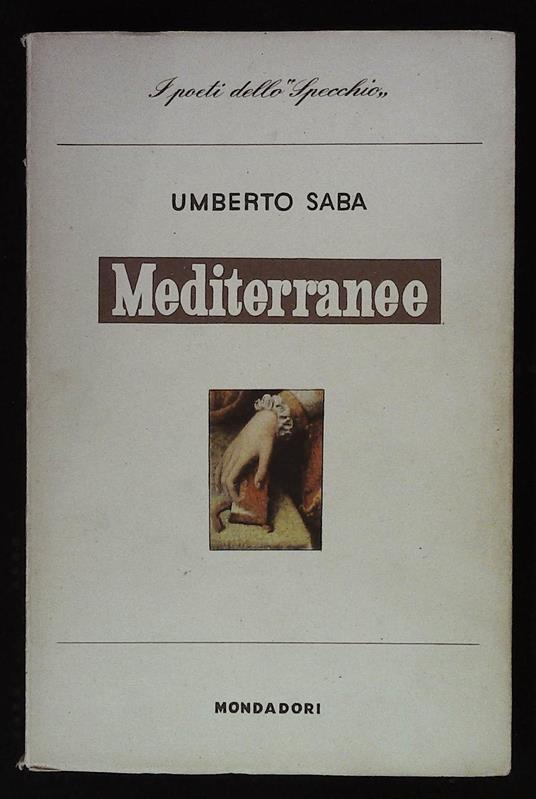 Mediterranee - Umberto Saba - copertina