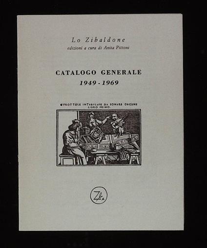 Catalogo generale 1949-1969 - copertina