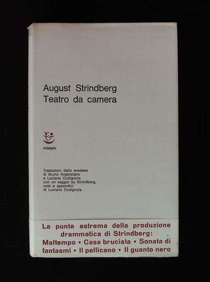 Teatro da camera - August Strindberg - copertina