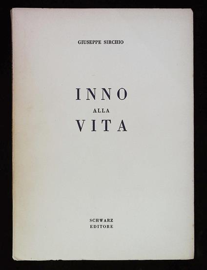 Inno alla vita - copertina