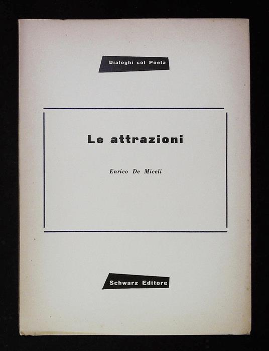 Le attrazioni - copertina