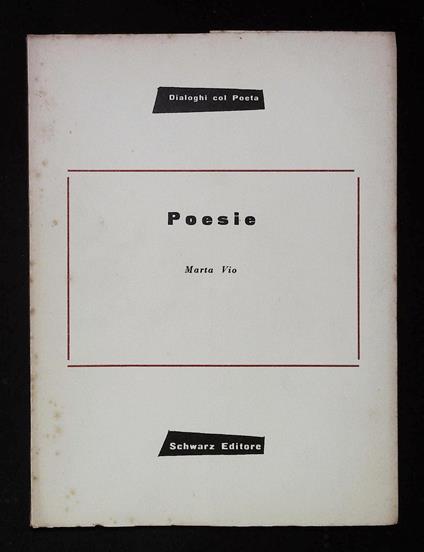 Poesie - copertina