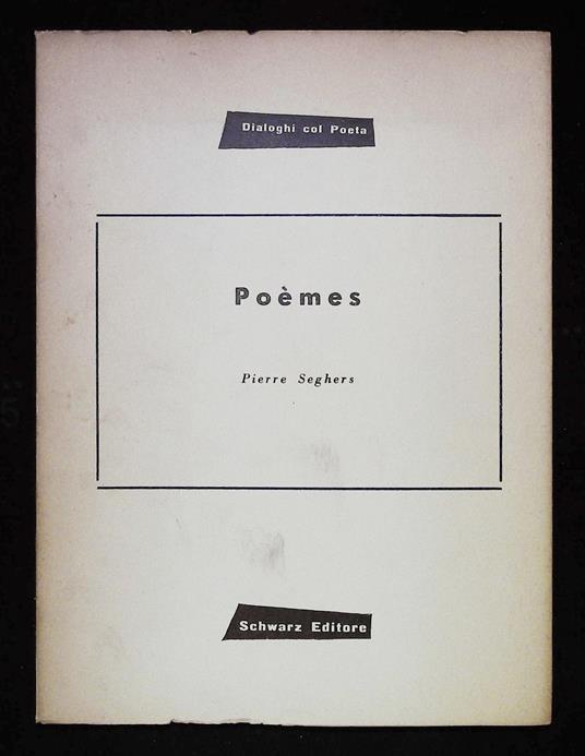 Poèmes - copertina