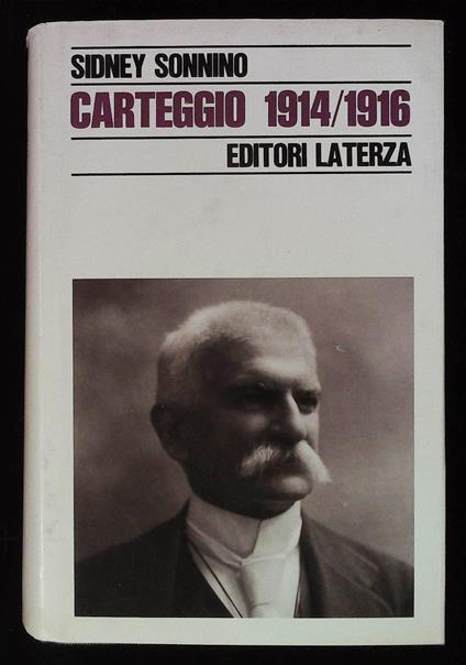 Carteggio 1914-1916 - copertina