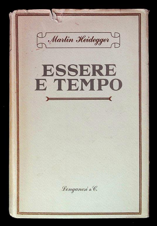 Essere e tempo - Martin Heidegger - copertina