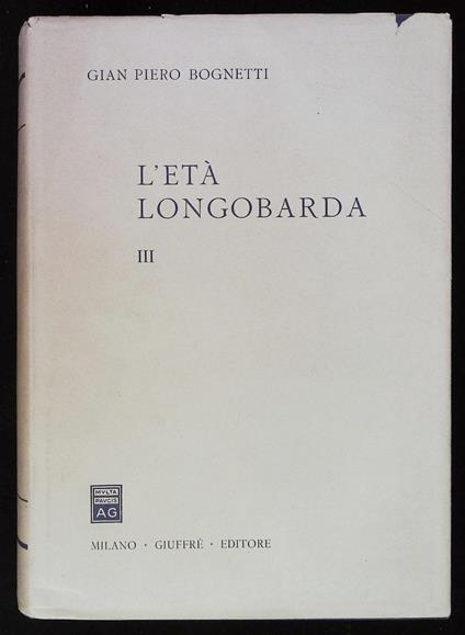 L'età longobarda III - copertina