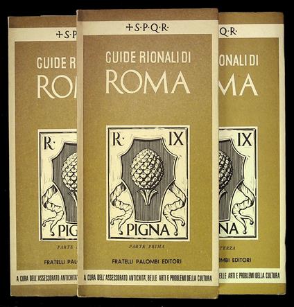 Guide rionali di Roma. Tre volumi - copertina