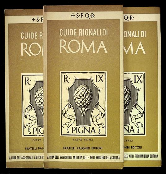 Guide rionali di Roma. Tre volumi - copertina