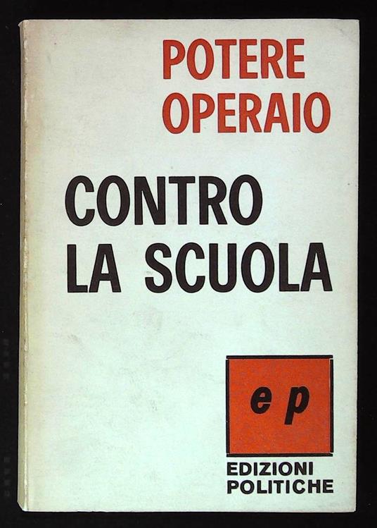 Contro la scuola - copertina