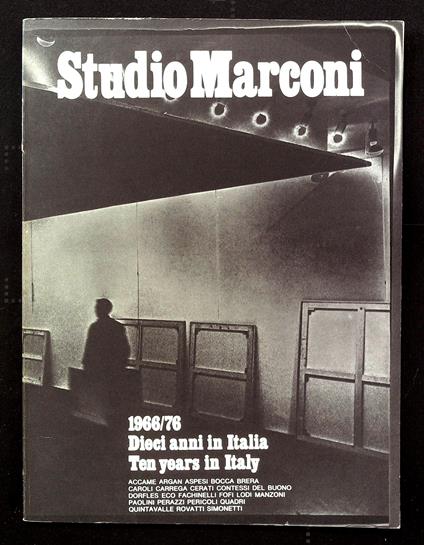 Studio Marconi 1966/76. Dieci anni in Italia / Ten years in Italy - Aa.vv. - copertina
