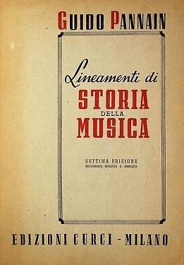 Lineamenti Di Storia Della Musica - copertina