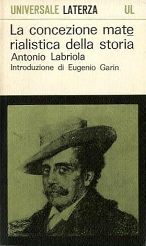 La Concezione Materialistica Della Storia - Antonio Labriola - copertina