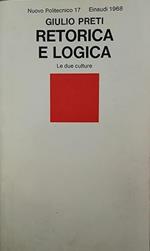 RETORICA E LOGICA. Le due culture