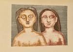 LE LITOGRAFIE DI CAMPIGLI. CAPELLI SCIOLTI. Litografia a colori