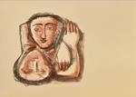 LE LITOGRAFIE DI CAMPIGLI. L'ABBRACCIO. Litografia a colori