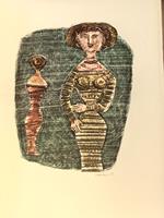LE LITOGRAFIE DI CAMPIGLI. IN GIALLO E IN ROSSO. Litografia a colori