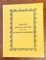 Memorie Istorico-Critiche Della Citta' Di Santo Arcangelo