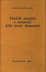 Modelli Sintattici E Semantici Delle Teorie Elementari