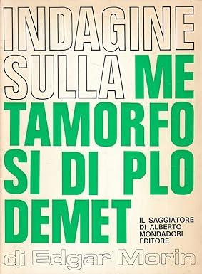 Indagine Sulla Metamorfosi Di Plodemet - Edgar Morin - copertina
