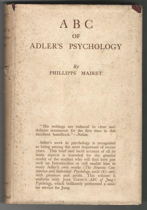 ABC of Adler's pscyhology - copertina