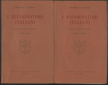 I Riformatori italiani - Frederic C. Church - copertina