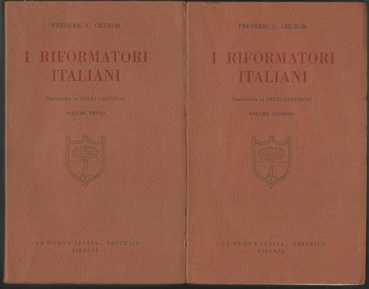 I Riformatori italiani - Frederic C. Church - copertina