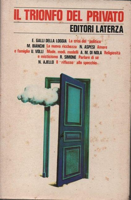 Il trionfo del privato - copertina