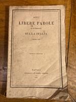 Sette libere parole di un Italiano sulla Italia, (Marzo 1849). Seconda edizione