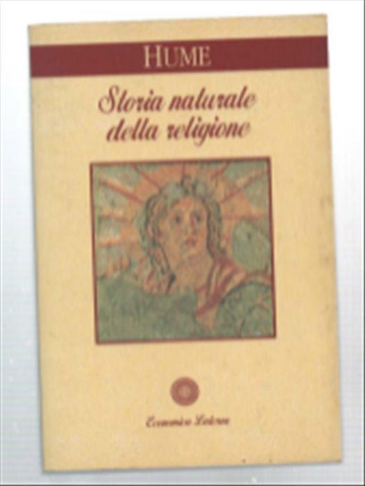 Storia Naturale Della Religione - David Hume - copertina