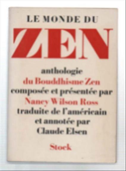 Le Monde Du Zen - Nancy Wilson - copertina