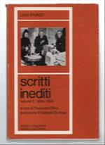 Scritti Inediti. Tre Volumi