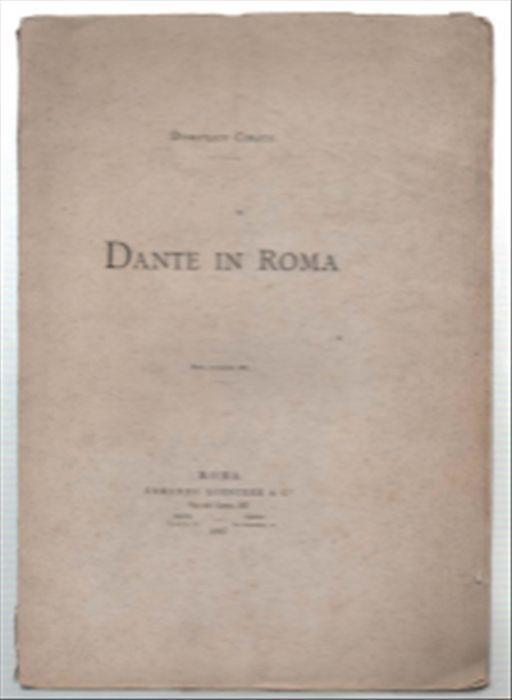 Dante In Roma - copertina