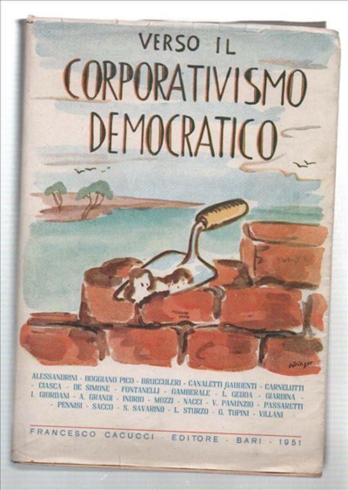 Verso Il Corporativismo Democratico - copertina