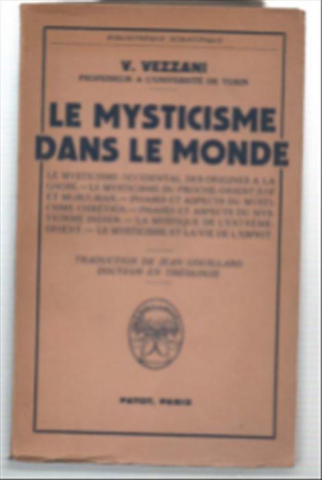 Le Mysticisme Dans Le Monde - Vittorino Vezzani - copertina