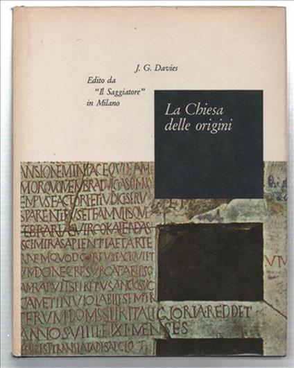 La Chiesa Delle Origini - J. G. Davies - copertina