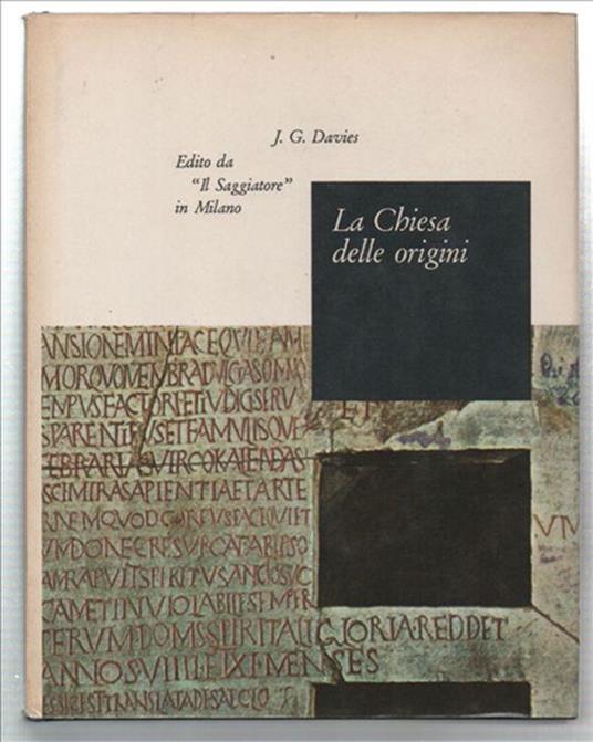 La Chiesa Delle Origini - J. G. Davies - copertina