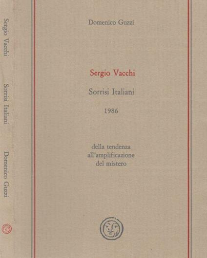 Sergio Vacchi - Sorrisi Italiani 1986 - Domenico Guzzi - copertina