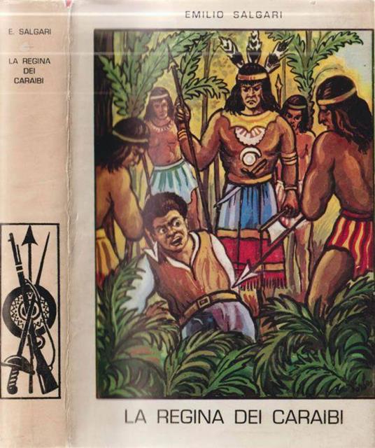 La Regina dei caraibi - Emilio Salgari - copertina
