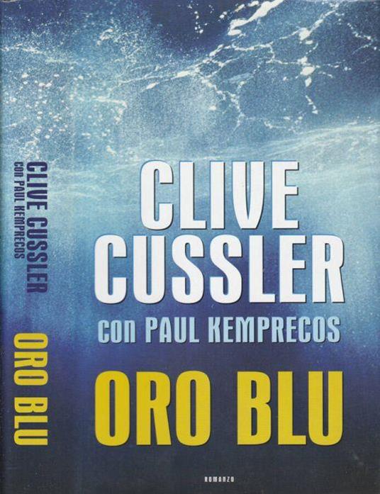 Oro blu - Clive Cussler - copertina