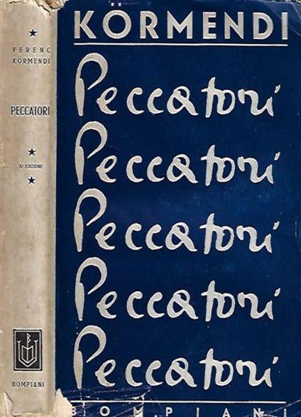 Peccatori - Ferenc Kormendi - copertina