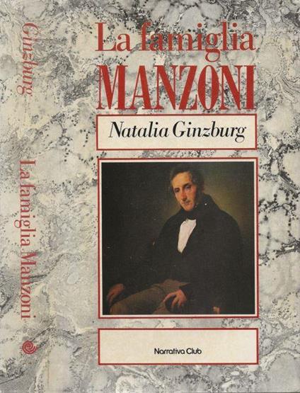La famiglia Manzoni - Natalia Ginzburg - copertina