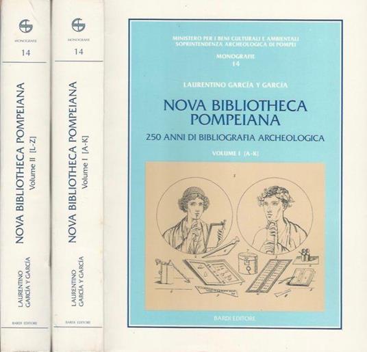 Nova Bibliotheca Pompeiana - Vol. I (AK), Vol. II (L-Z) - Laurentino García y García - copertina